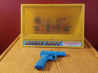 Vintage Magic Shot Shooting Gallery By Marx Toys With Plastic Gun