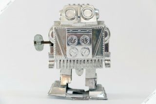 Tps Horikawa Yonezawa Masudaya Mini Walking Robot Tin Japan Vintage Space Toy