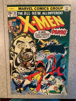 X - Men 94 1975 Marvel Bronze Age X - Men Begins Bagged And Boarded