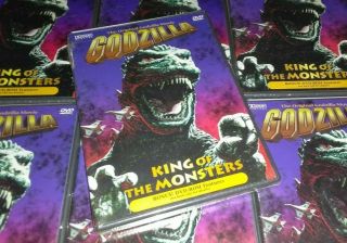 Godzilla King Of The Monsters B&w 1998 Rare Usa Version