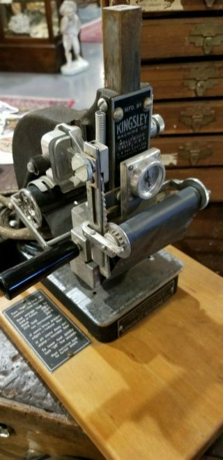 Vintage Kingsley Hot Foil Stamping M - 101 Machine 5 Fonts Foil