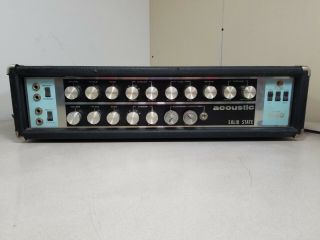 Vintage Acoustic Model 260 Solid State Amp Head 220w Great