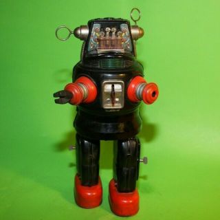 1950s Mechanized Robot Vintage Tin Toy Robby Nomura