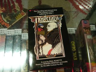 Nosferatu The Vampyre Movie Tie In Horror Paperback Book