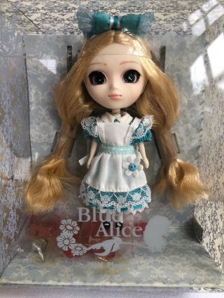 Little Pullip Blue Alice Doll Never Removed From Box Adorable