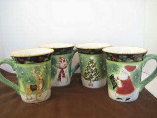 Holiday Hot Chocolate Mugs Betty Whiteaker Design Certified International