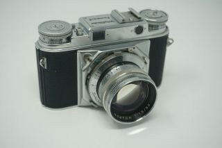 Vintage Voigtlander Prominent Camera With Nokton 1:1.  5/50 Lens & Reflex Housing 2