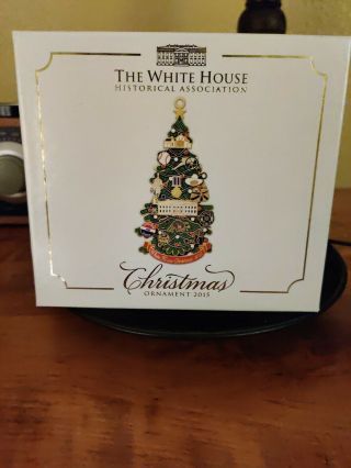 2015 White House Historical Association Christmas Ornament Calvin Coolidge