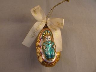 Waterford Holiday Heirlooms Baby Jesus Nativity Ornament