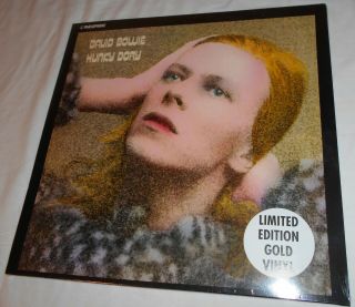 David Bowie Hunky Dory Limited Edition Gold Vinyl Factory Lp Rare 2015