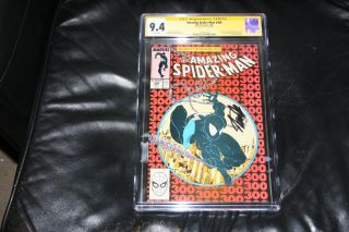 Spider - Man 300 Cgc Ss 9.  4 Stan Lee Autograph 1 St Full Venom
