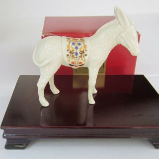 Lenox China Jewels Nativity Donkey With Box