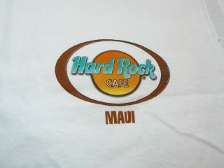Hard Rock Cafe Maui City Tee Sleeveless T - Shirt with Tags Size XL 3