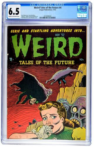 Weird Tales Of The Future 4 Wolverton Pch Cgc 6.  5