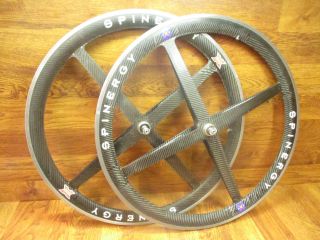 Vintage Spinergy Rev X 700c Clincher Shimano Sram 8 9 10 Carbon Aero Wheel Set