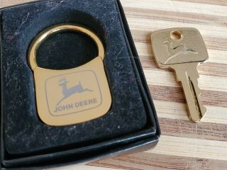 John Deere Collectible Gold Key And Key Fob