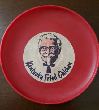 Vintage Kfc Kentucky Fried Chicken Colonel Sanders Promo Toy Disc 9 "