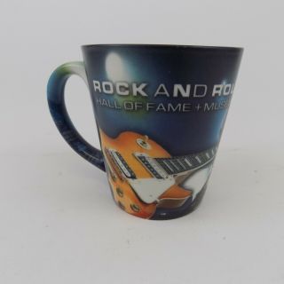 Rock N Roll Hall Of Fame And Museum Cleveland Ohio Guitar Coffee Tea Mug Cup