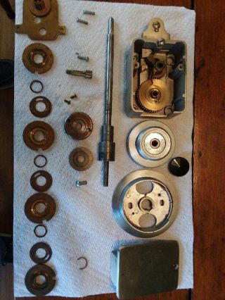 Vintage Mosley Direct Drive Hand Change W Dial,  Spindle,  And Hardware