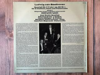 Columbia STC80548 - Beethoven - String Quartet No.  7 - DROLC QUARTET - NO SAX - NM 2