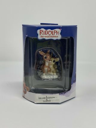 2003 Enesco Deluxe Rudolph & Clarice Christmas Ornament Rudolph Cartoon Movie