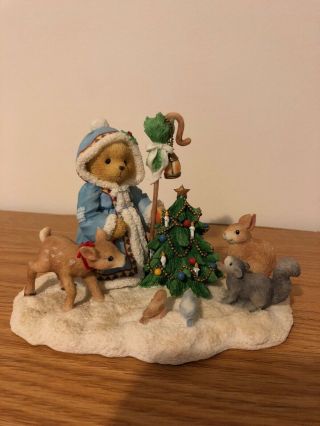 1996 Christmas Cherished Teddies Olga Feel The Peace 182966 Limited Edition