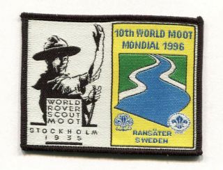 Official Souvenir Patch For 10th World Moot 1995