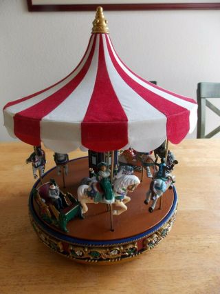 Mr Christmas Gold Label Traditional Carousel Music Box