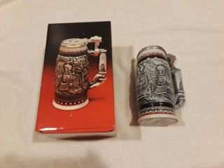 Avon 1982 Collectible Ceramic Beer Stein Train - Age Of The Iron Horse W/box