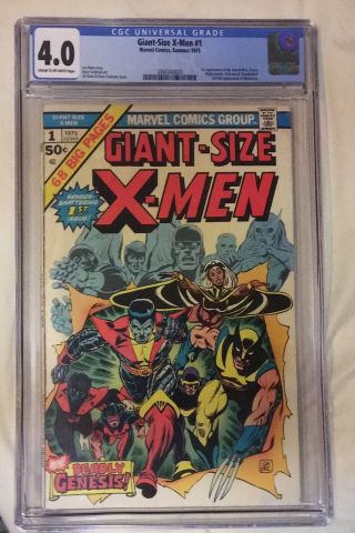 Giant - Size X - Men 1 Cgc 4.  0 1626961003 - 1st Appearance Of The X - Men