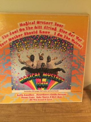 The Beatles - Magical Mystery Tour - 1967 1st Press Lp W/ Book Smal - 2835