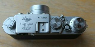 Vintage Leica DRP Ernst Leitz GmbH Wetzlar Germany Camera No.  651798 3