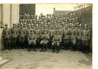 Large 7x5 Photo Ww2 German Police From Eschweiler 1944 160