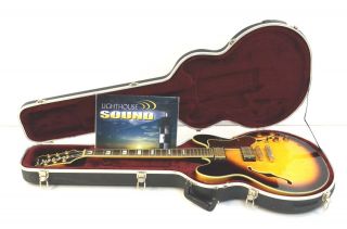 2003 Epiphone Sheraton II Archtop Electric Guitar - Vintage Sunburst w/ Case 2