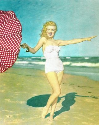 1953 Pin Up Girl Lithograph Marilyn Monroe 219