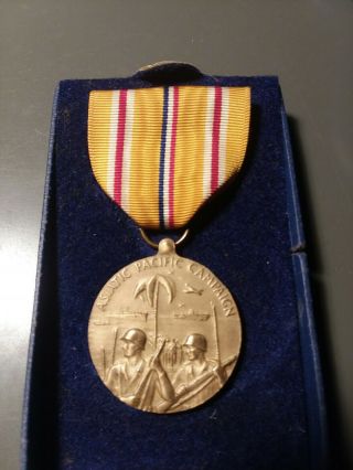 Wwii Medal Asiatic Pacific Campaign 1941 - 1945