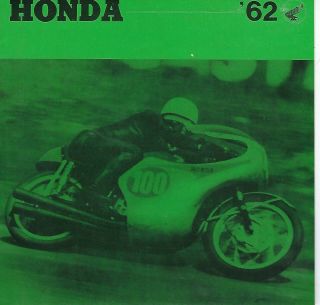 1962 Honda Grand Prix Advertising Piece