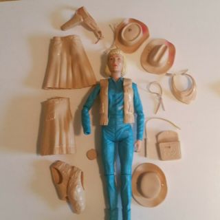Marx Jane West Action Figure With Accessories From Early 70 