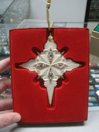 Lenox China Jewels Nativity Star Of Bethlehem Ornament
