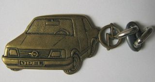Opel Car Israel Haifa Heavy Bronze Keychain 80 