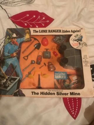Vtg 1973 Moc Hubley The Lone Ranger Rides Again The Hidden Silver Mine Set 2
