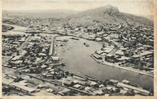 Vintage Inner Harbour,  Townsville Historic Postcard -