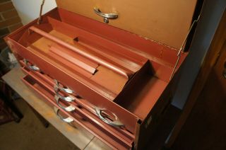 Vintage PROTO Tools Flying Lady 6 drawer Tool Box Tool Chest 9997 Mechanics 3
