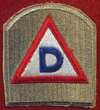 Post Ww2 U.  S.  Army 39th Infantry Division Cut Edge Snow Back Patch