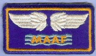 Authentic Us Army Patch Wwii,  Mediterranean Allied Air Forcre Maaf