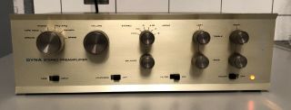 Dynaco PAS - 3X Stereo TUBE Preamp w/phono Matched Vintage 12AX7 tubes Serviced 2