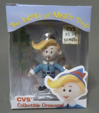 Cvs Rudolph Island Of Misfit Toys Ornament 1999 Hermey Herbie The Dentist Mib