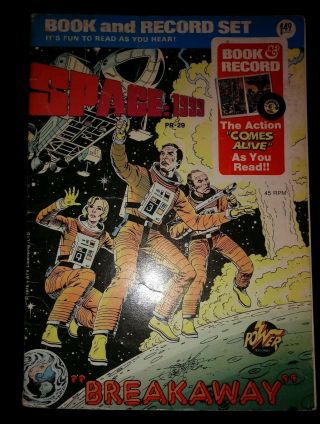 1976 Space 1999 Comic Book & Record Set,  Breakaway Pr - 29