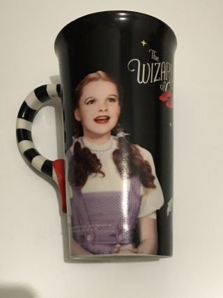 Wizard Of Oz Coffee Mug Cup,  Striped Handle With Dorothy And Wicked Witch