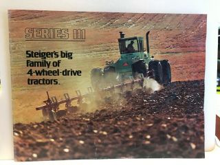 Rare 1978 Steiger Series Iii Tractor Brochure Panther Cougar Bearcat Tiger
